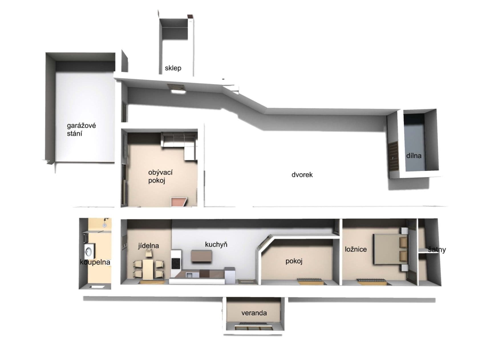 Predaj domu 109 m², pozemok 1.078 m², Častohostice, Kraj Vysočina Predaj domu 109 m², pozemok 1.078 m², Častohostice, Kraj Vysočina