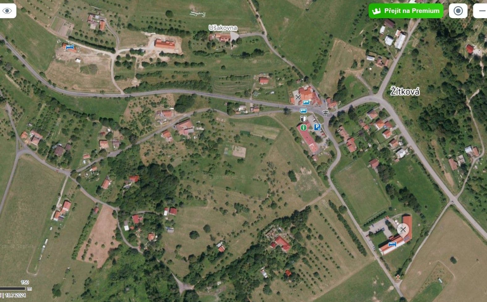 Predaj pozemku 1.614 m², Žítková, Zlínský kraj Predaj pozemku 1.614 m², Žítková, Zlínský kraj