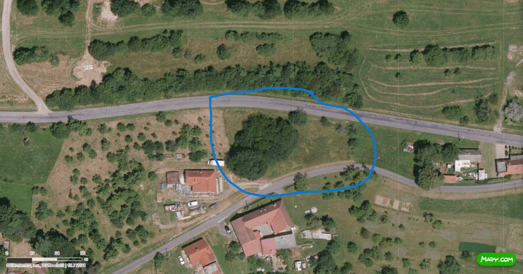 Predaj pozemku 1.614 m², Žítková, Zlínský kraj Predaj pozemku 1.614 m², Žítková, Zlínský kraj