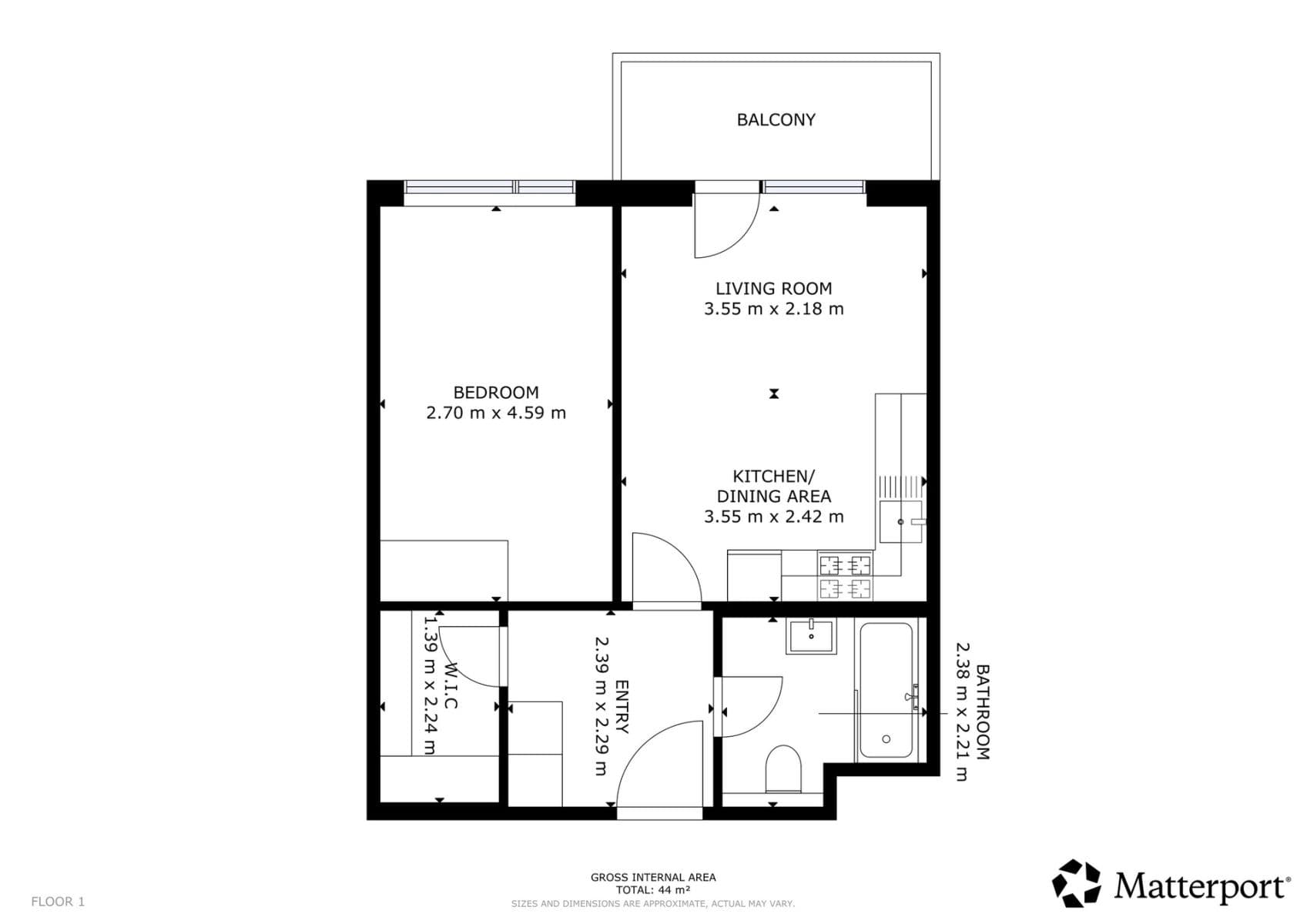 Prenájom bytu 2-izbový 44 m², Nebřenická, Praha, Praha Prenájom bytu 2-izbový 44 m², Nebřenická, Praha, Praha