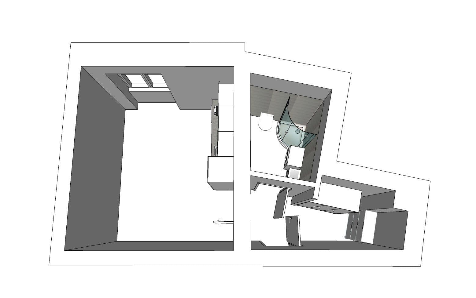 Prenájom bytu 1-izbový 22 m², Černomořská, Praha, Praha Prenájom bytu 1-izbový 22 m², Černomořská, Praha, Praha