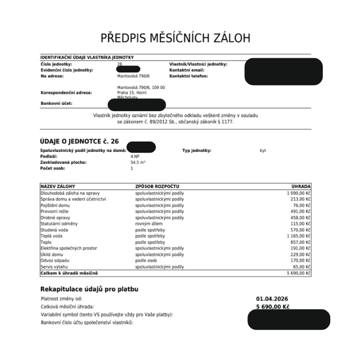 Predaj bytu 2-izbový 50 m², Mantovská, Praha, Praha Predaj bytu 2-izbový 50 m², Mantovská, Praha, Praha