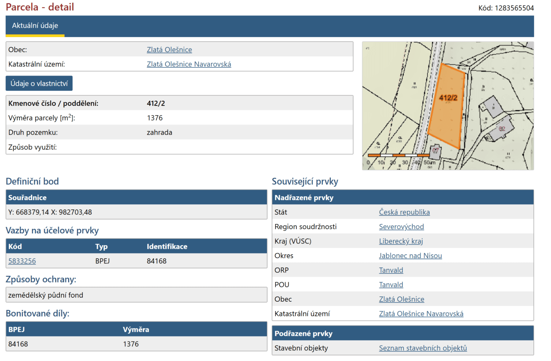 Predaj pozemku 1.629 m², Zlatá Olešnice, Liberecký kraj Predaj pozemku 1.629 m², Zlatá Olešnice, Liberecký kraj