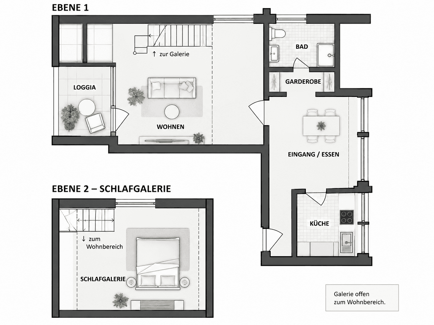 Prenájom bytu 2-izbový 67 m², Bad Harzburg, Dolné Sasko Prenájom bytu 2-izbový 67 m², Bad Harzburg, Dolné Sasko