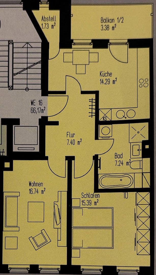 Predaj bytu 2-izbový 67 m², Leipzig, Sasko Predaj bytu 2-izbový 67 m², Leipzig, Sasko