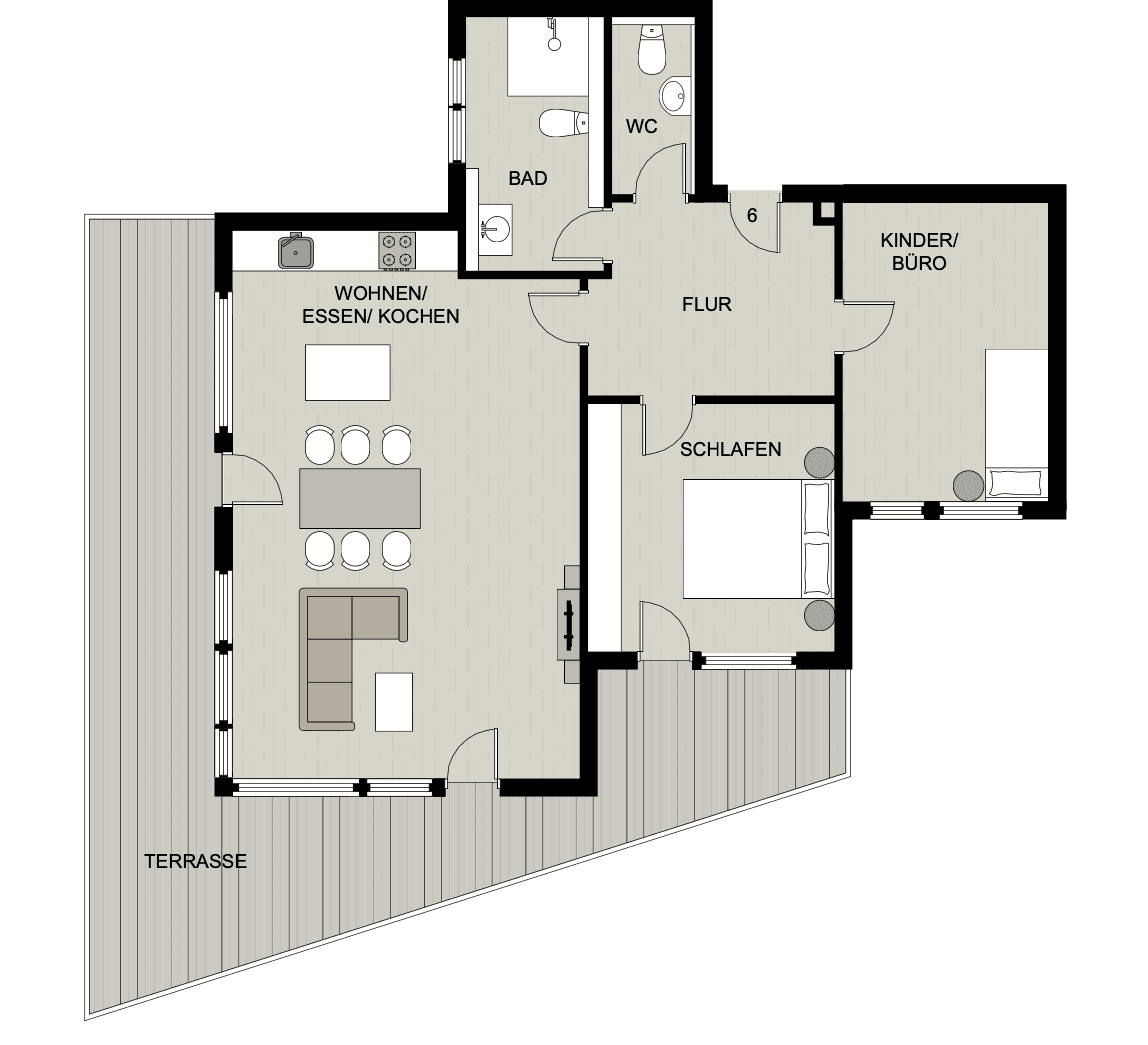 Prenájom bytu 3-izbový 108 m², Untergruppenbacher Straße 12, Untergruppenbach, Bádensko-Wurttembersko Prenájom bytu 3-izbový 108 m², Untergruppenbacher Straße 12, Untergruppenbach, Bádensko-Wurttembersko
