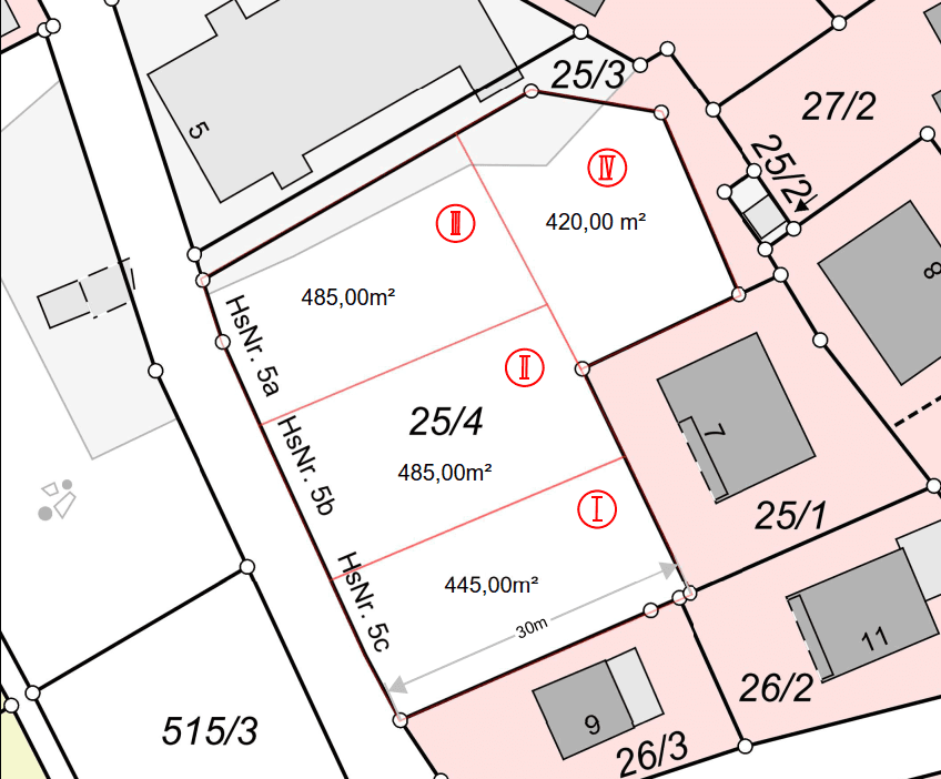 Predaj pozemku 458 m², Alpenblickstraße 5, Oberhausen, Bavorsko Predaj pozemku 458 m², Alpenblickstraße 5, Oberhausen, Bavorsko