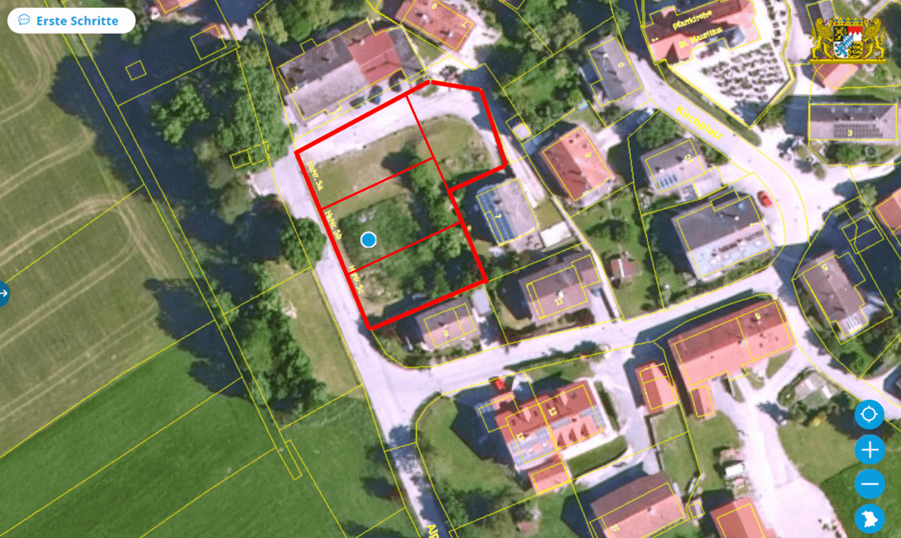 Predaj pozemku 458 m², Alpenblickstraße 5, Oberhausen, Bavorsko Predaj pozemku 458 m², Alpenblickstraße 5, Oberhausen, Bavorsko