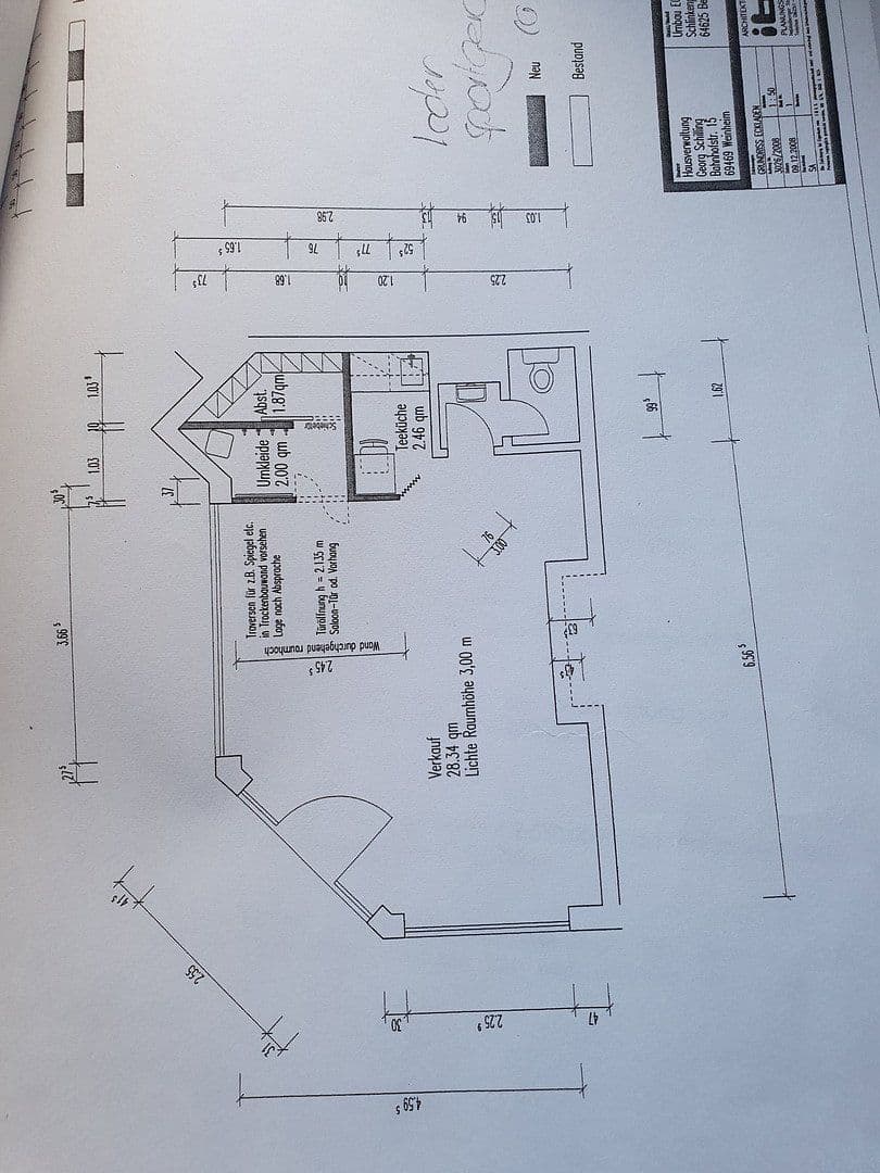 Predaj nebytového priestoru 43 m², Am Bürgerhaus 9, Bensheim, Hesensko Predaj nebytového priestoru 43 m², Am Bürgerhaus 9, Bensheim, Hesensko
