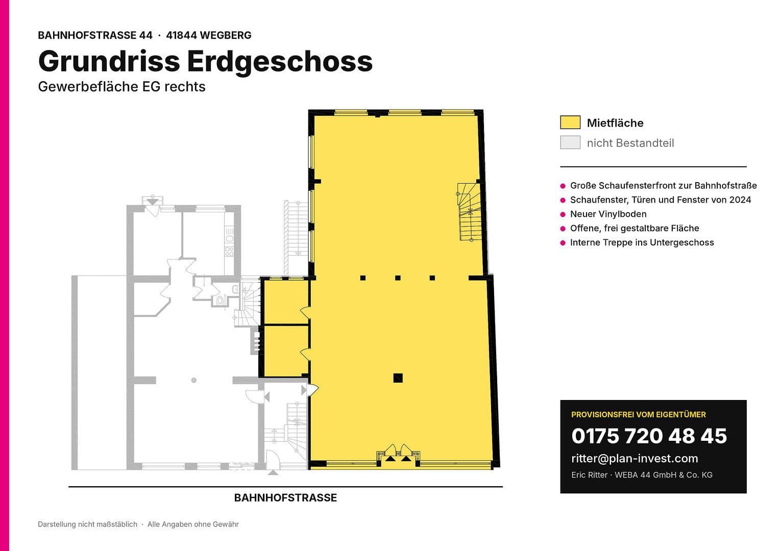 Prenájom kancelárie 320 m², Bahnhofstr. 44, Wegberg, Severné Porýnie - Westfálsko Prenájom kancelárie 320 m², Bahnhofstr. 44, Wegberg, Severné Porýnie - Westfálsko