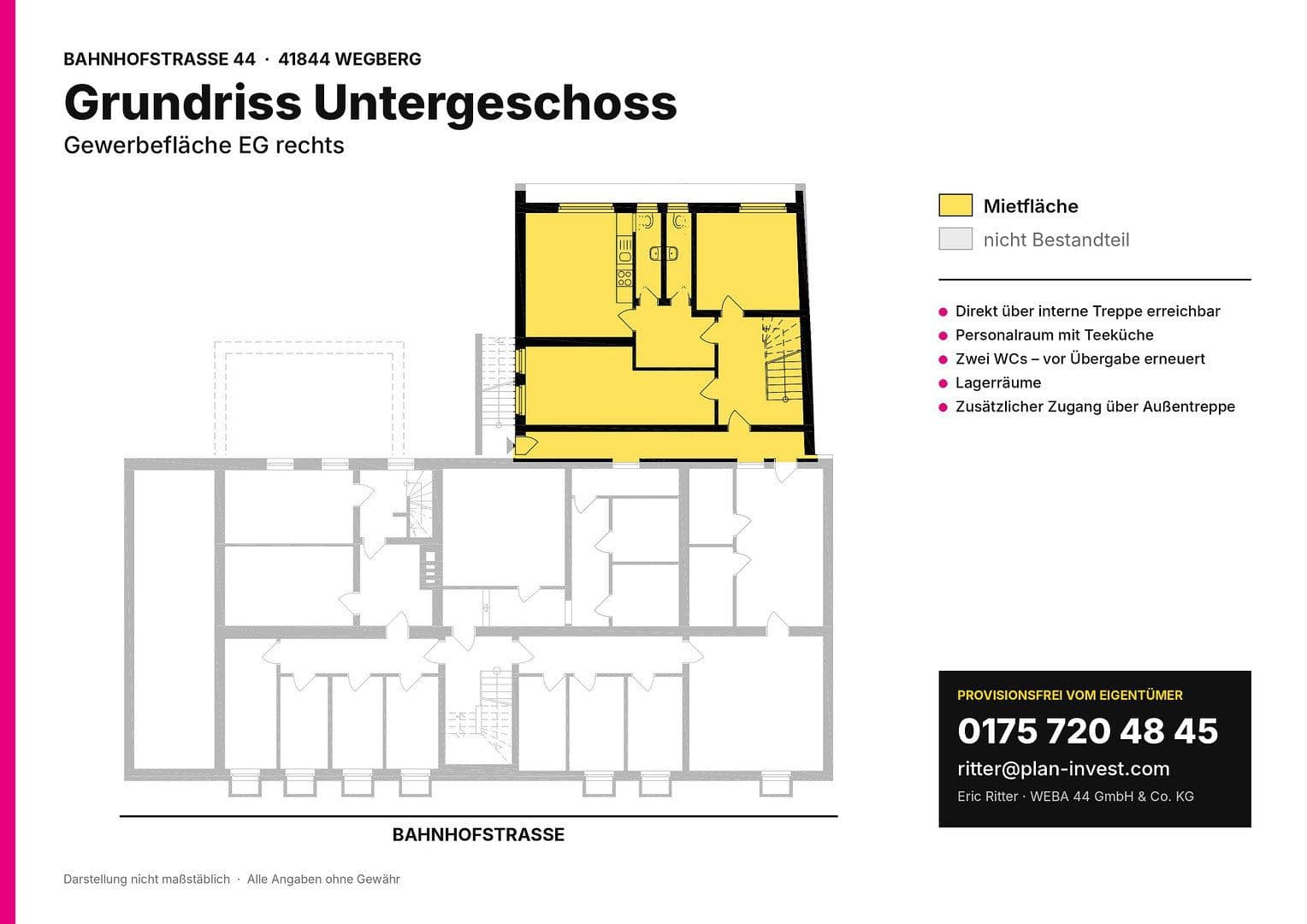 Prenájom kancelárie 320 m², Bahnhofstr. 44, Wegberg, Severné Porýnie - Westfálsko Prenájom kancelárie 320 m², Bahnhofstr. 44, Wegberg, Severné Porýnie - Westfálsko
