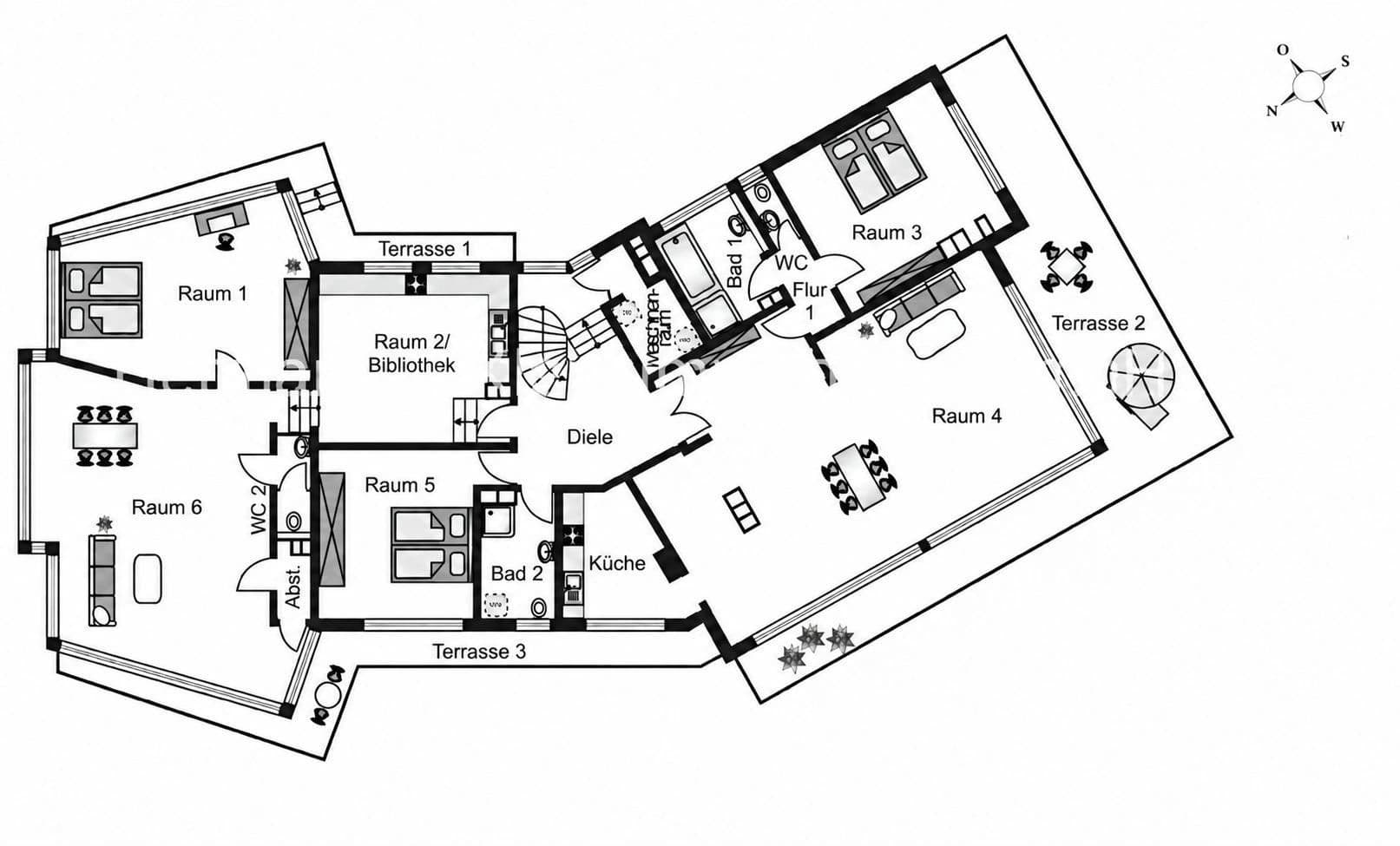Predaj bytu 5-izbový 295 m², Frankfurt, Hesensko Predaj bytu 5-izbový 295 m², Frankfurt, Hesensko