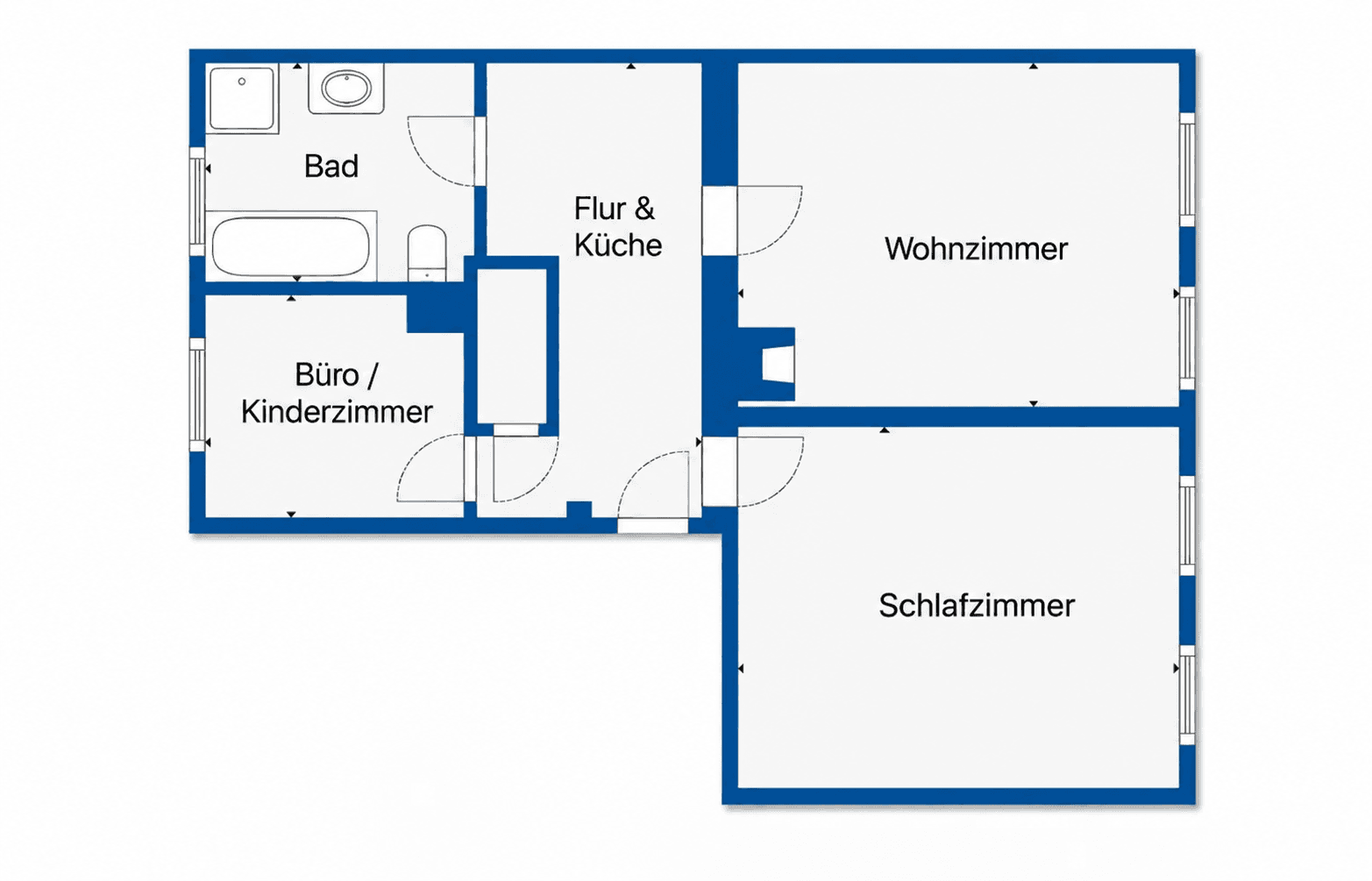 Prenájom bytu 3-izbový 69 m², Berlin, Berlín Prenájom bytu 3-izbový 69 m², Berlin, Berlín