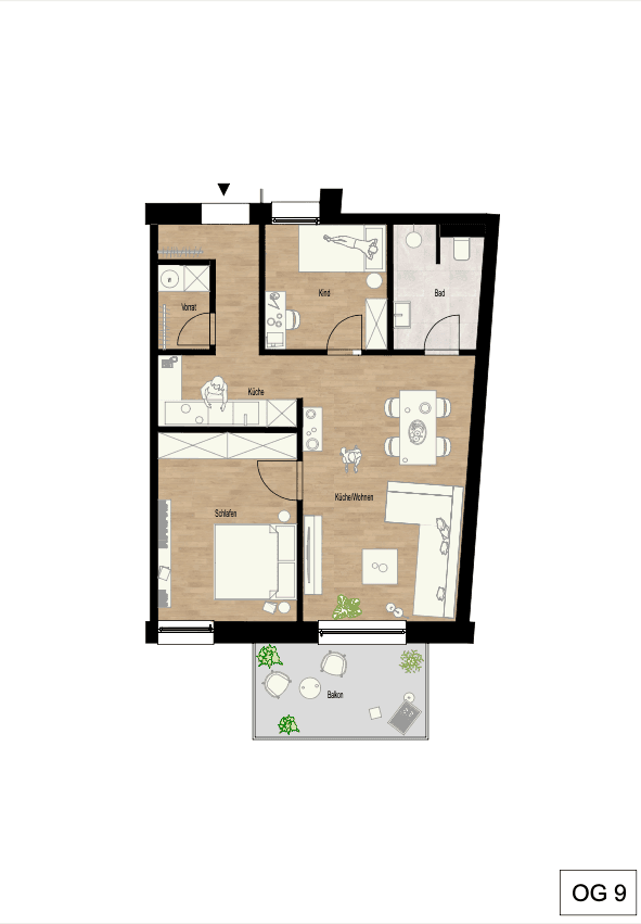 Prenájom bytu 3-izbový 65 m², Bahnhofstarße 52, Mörlenbach, Hesensko Prenájom bytu 3-izbový 65 m², Bahnhofstarße 52, Mörlenbach, Hesensko