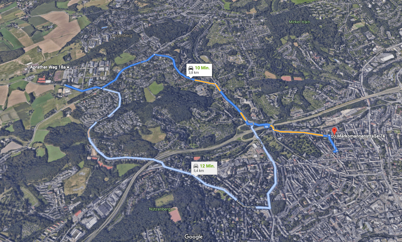 Prenájom bytu 1-izbový 35 m², Wuppertal, Severné Porýnie - Westfálsko Prenájom bytu 1-izbový 35 m², Wuppertal, Severné Porýnie - Westfálsko