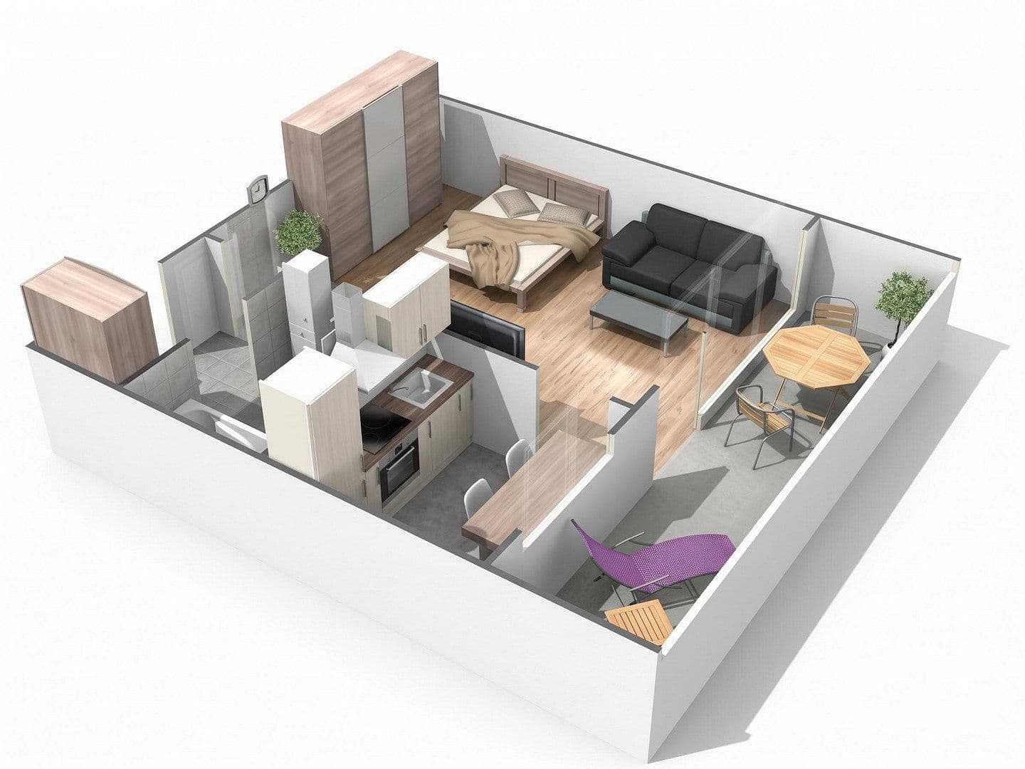 Prenájom bytu 1-izbový 39 m², Westring 253, Mainz, Mombach, Porýnie-Falcko Prenájom bytu 1-izbový 39 m², Westring 253, Mainz, Mombach, Porýnie-Falcko