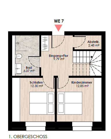Predaj bytu 3-izbový 91 m², Lünen, Severné Porýnie - Westfálsko Predaj bytu 3-izbový 91 m², Lünen, Severné Porýnie - Westfálsko
