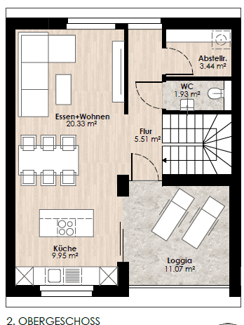Predaj bytu 3-izbový 91 m², Lünen, Severné Porýnie - Westfálsko Predaj bytu 3-izbový 91 m², Lünen, Severné Porýnie - Westfálsko
