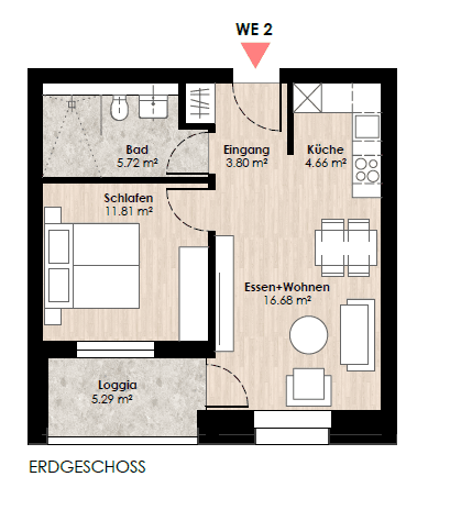 Predaj bytu 2-izbový 46 m², Lünen, Severné Porýnie - Westfálsko Predaj bytu 2-izbový 46 m², Lünen, Severné Porýnie - Westfálsko