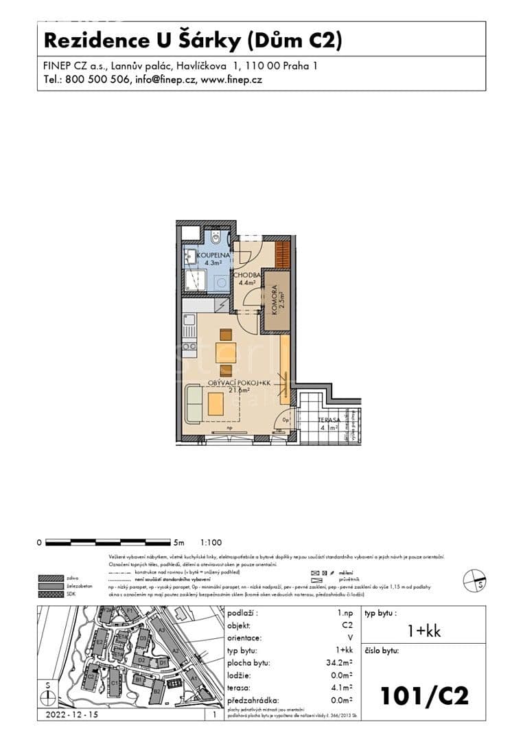 Predaj bytu 1-izbový 34 m², Stočesova, Praha, Praha Predaj bytu 1-izbový 34 m², Stočesova, Praha, Praha