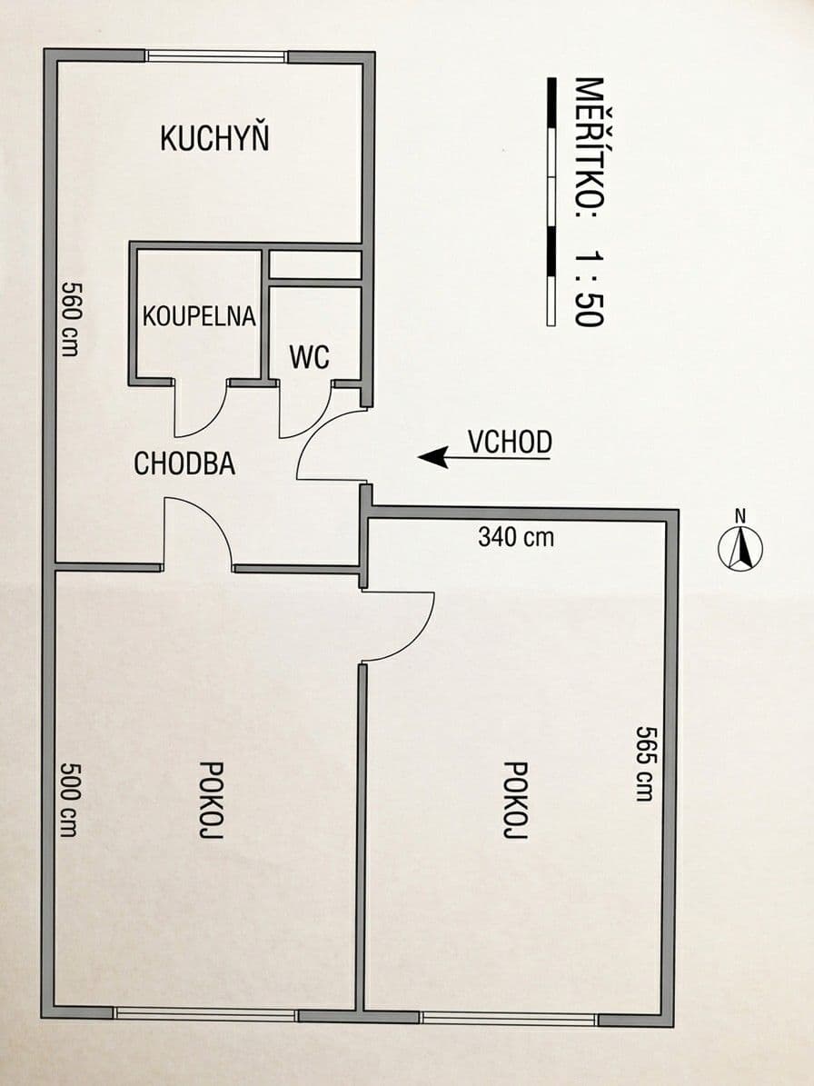 Prenájom bytu 2-izbový 60 m², Velehradská, Kroměříž, Zlínský kraj Prenájom bytu 2-izbový 60 m², Velehradská, Kroměříž, Zlínský kraj