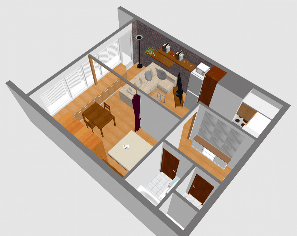 Prenájom bytu 2-izbový 47 m², Makovského, Praha, Praha Prenájom bytu 2-izbový 47 m², Makovského, Praha, Praha