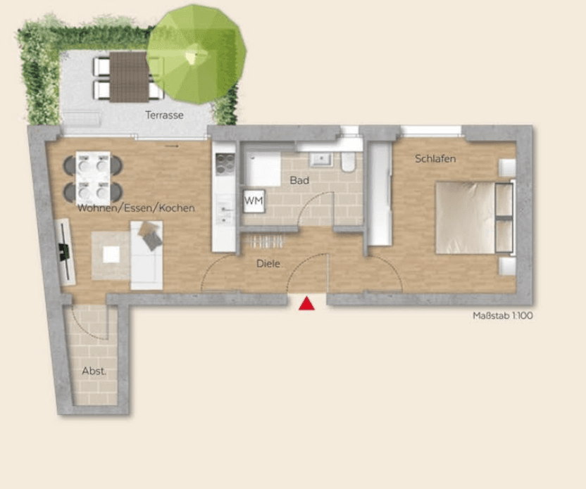 Prenájom bytu 2-izbový 53 m², Winnenden, Bádensko-Wurttembersko Prenájom bytu 2-izbový 53 m², Winnenden, Bádensko-Wurttembersko