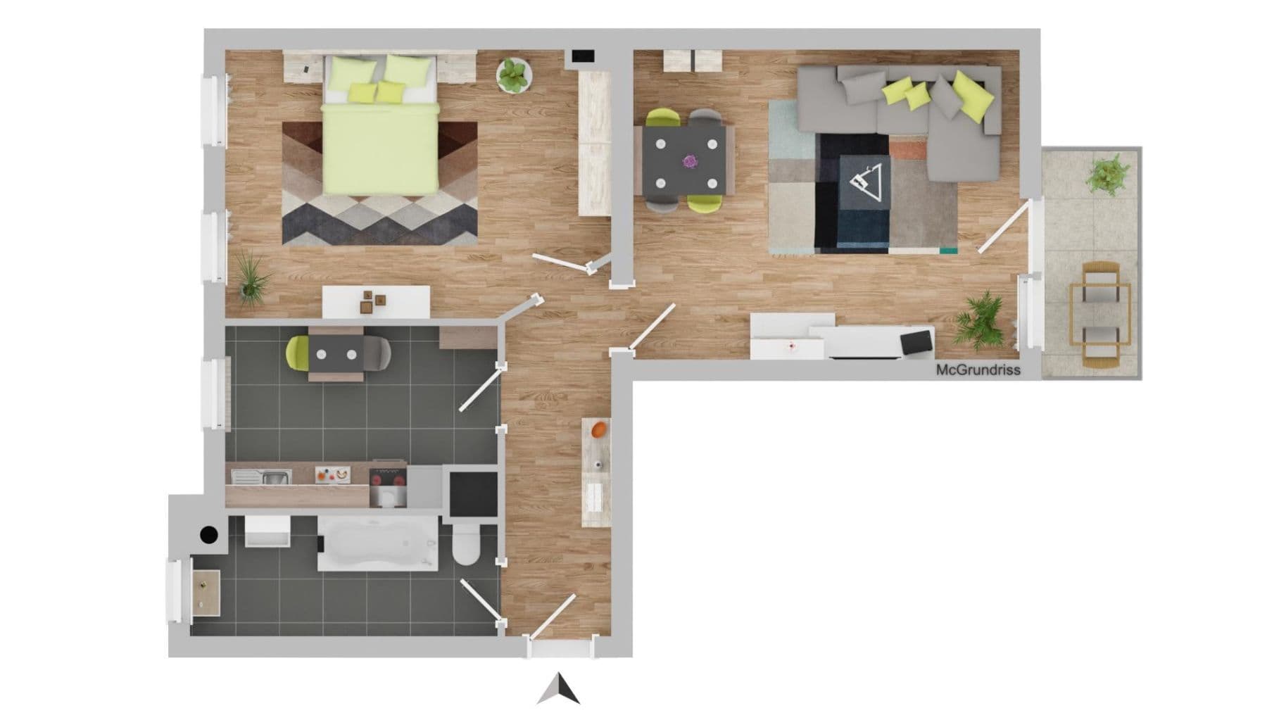 Prenájom bytu 2-izbový 65 m², Seilerstr. 4, Fürstenwalde/Spree, Brandenbursko Prenájom bytu 2-izbový 65 m², Seilerstr. 4, Fürstenwalde/Spree, Brandenbursko