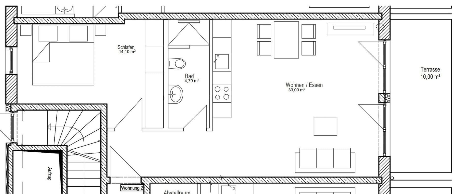 Prenájom bytu 2-izbový 57 m², Münchner Straße 102, Kirchseeon, Bavorsko Prenájom bytu 2-izbový 57 m², Münchner Straße 102, Kirchseeon, Bavorsko