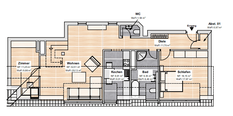Predaj bytu 3-izbový 117 m², Deidesheimer Straße 9, Berlin, Berlín Predaj bytu 3-izbový 117 m², Deidesheimer Straße 9, Berlin, Berlín