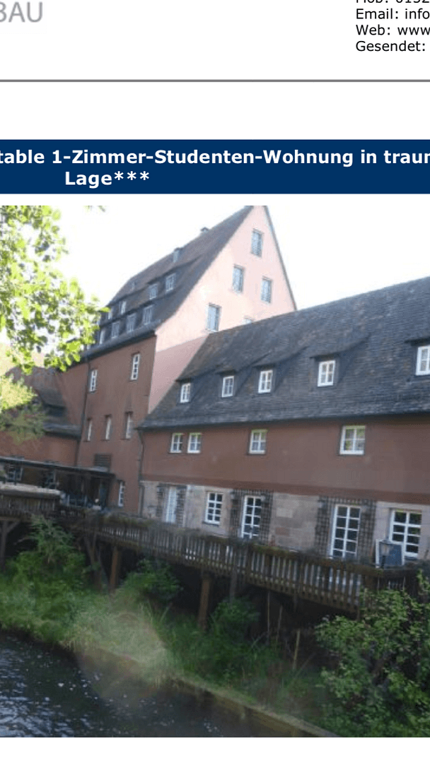 Prenájom bytu 1-izbový 30 m², Kirchenberg 1, Nürnberg, Bavorsko Prenájom bytu 1-izbový 30 m², Kirchenberg 1, Nürnberg, Bavorsko