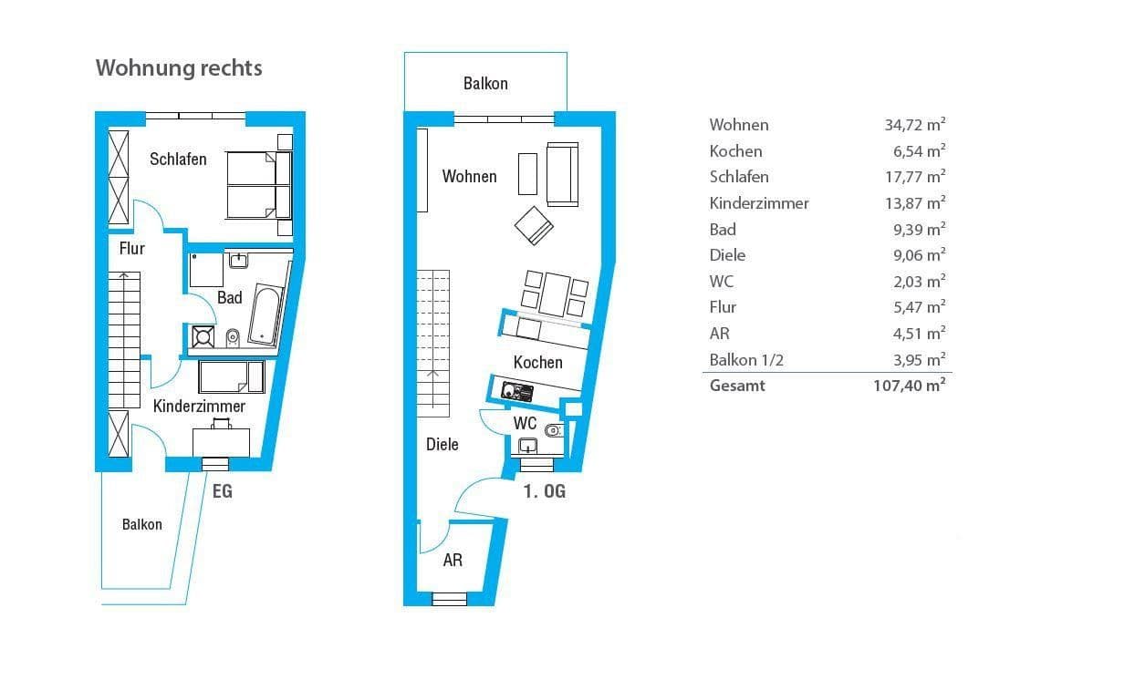 Prenájom bytu 3-izbový 107 m², Karl-Lederer-Platz 20, Geretsried, Bavorsko Prenájom bytu 3-izbový 107 m², Karl-Lederer-Platz 20, Geretsried, Bavorsko