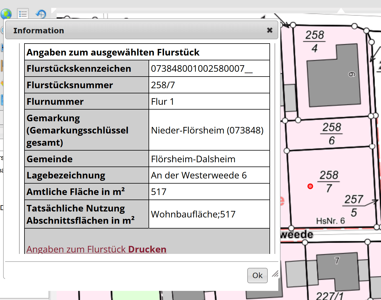 Predaj pozemku 517 m², An der Westerweede 6, Flörsheim-Dalsheim, Porýnie-Falcko Predaj pozemku 517 m², An der Westerweede 6, Flörsheim-Dalsheim, Porýnie-Falcko
