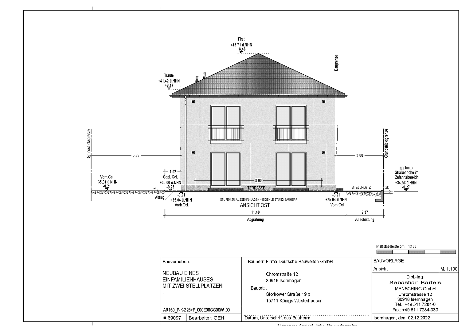 Predaj domu 148 m², pozemok 400 m², Storkower Straße 19 P, Königs Wusterhausen, Brandenbursko Predaj domu 148 m², pozemok 400 m², Storkower Straße 19 P, Königs Wusterhausen, Brandenbursko