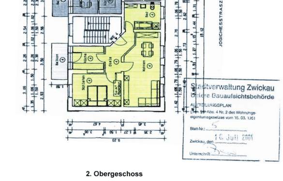 Predaj bytu 2-izbový 61 m², Jogichesstr. 5, Zwickau, Sasko Predaj bytu 2-izbový 61 m², Jogichesstr. 5, Zwickau, Sasko