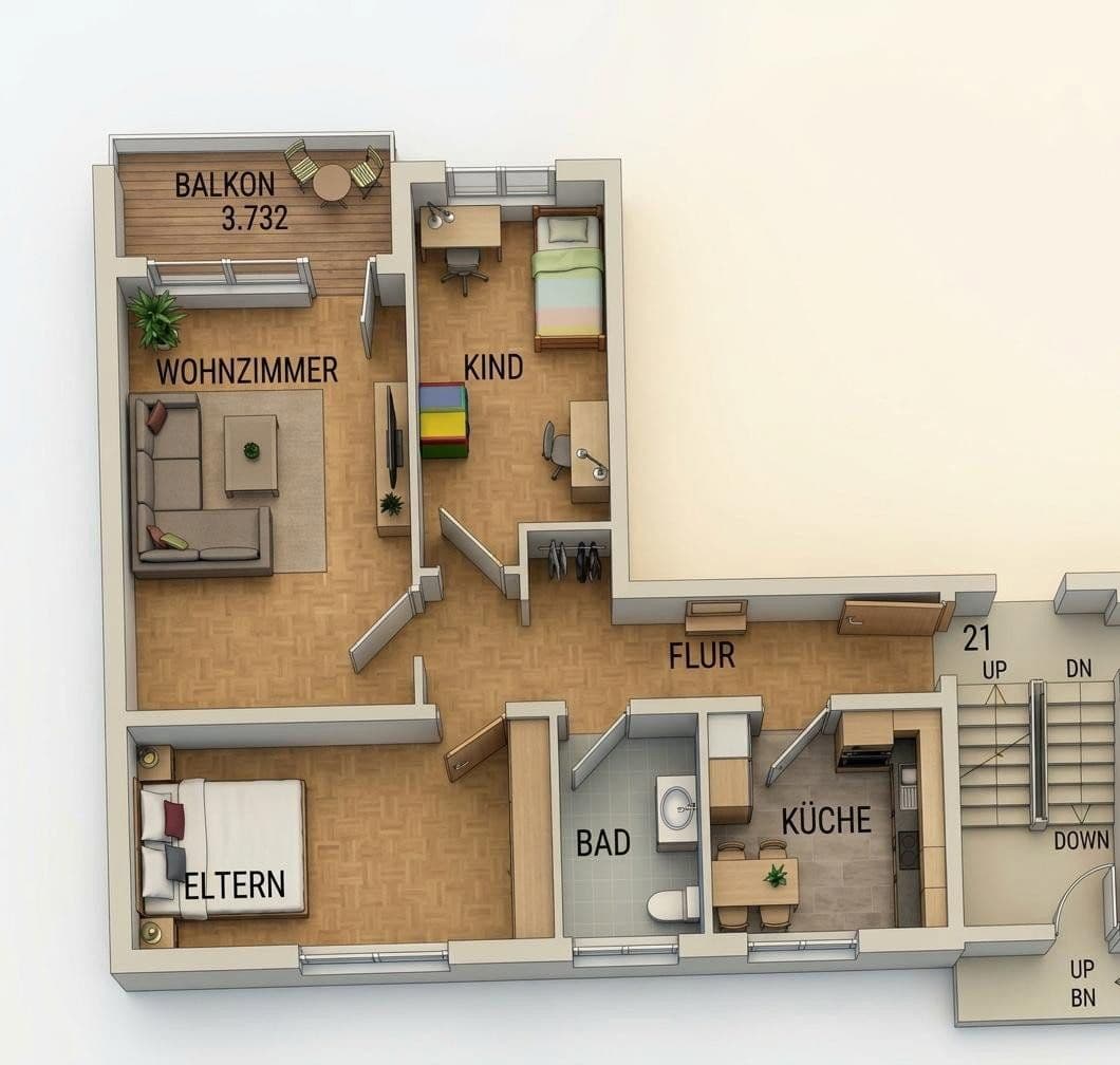 Predaj bytu 3-izbový 79 m², Eglharting, Bavorsko Predaj bytu 3-izbový 79 m², Eglharting, Bavorsko