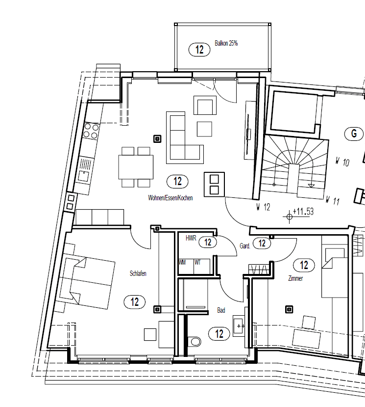 Predaj bytu 3-izbový 81 m², Stadelmannstraße 31, Aschaffenburg, Bavorsko Predaj bytu 3-izbový 81 m², Stadelmannstraße 31, Aschaffenburg, Bavorsko
