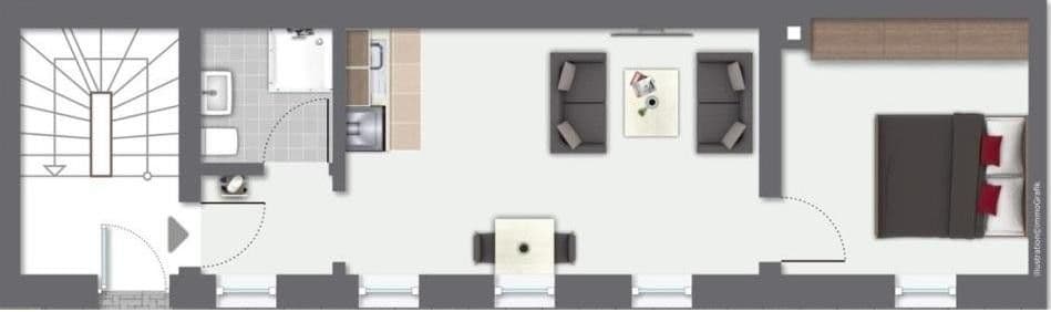 Prenájom bytu 2-izbový 50 m², Stubenlohstr. 23, Erlangen, Bavorsko Prenájom bytu 2-izbový 50 m², Stubenlohstr. 23, Erlangen, Bavorsko