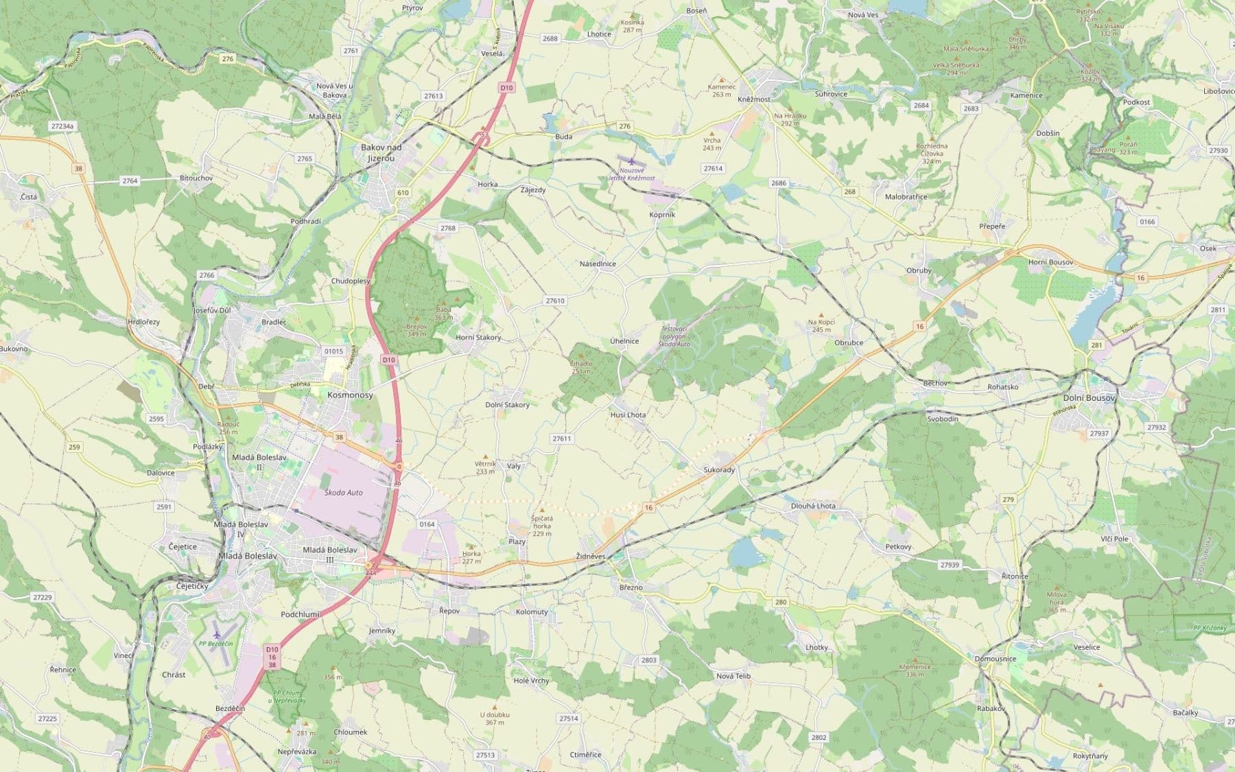 Predaj pozemku 6.047 m², Husí Lhota, Středočeský kraj Predaj pozemku 6.047 m², Husí Lhota, Středočeský kraj