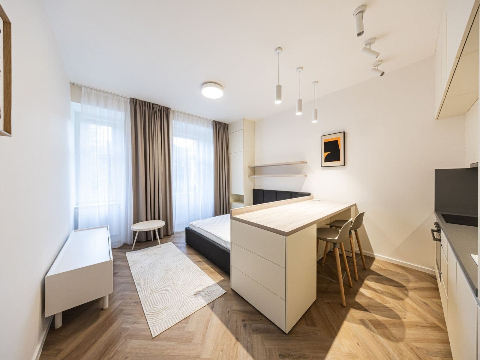 Prenájom bytu 1-izbový 28 m², Sázavská, Praha, Praha Prenájom bytu 1-izbový 28 m², Sázavská, Praha, Praha