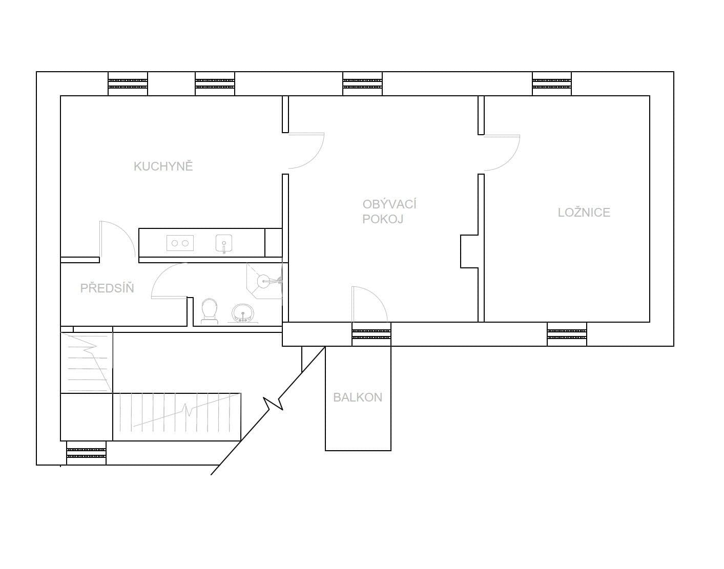 Prenájom bytu 2-izbový 73 m², V chaloupkách, Lety, Středočeský kraj Prenájom bytu 2-izbový 73 m², V chaloupkách, Lety, Středočeský kraj
