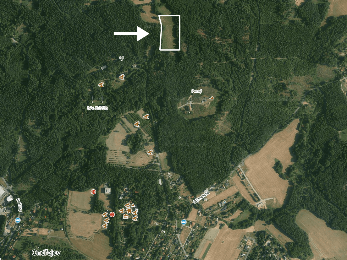 Predaj pozemku 16.750 m², Ondřejov, Středočeský kraj Predaj pozemku 16.750 m², Ondřejov, Středočeský kraj