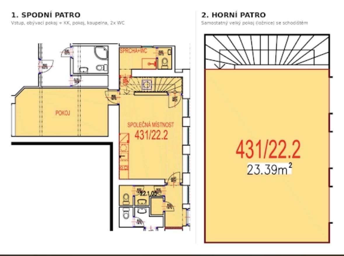 Prenájom bytu 3-izbový 83 m², Máchova, Praha, Praha Prenájom bytu 3-izbový 83 m², Máchova, Praha, Praha