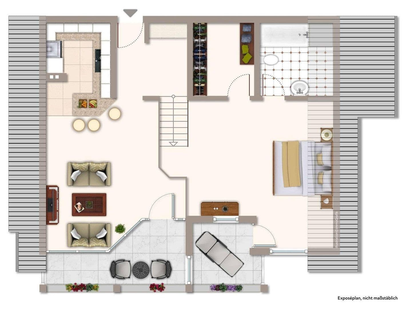 Prenájom bytu 2-izbový 70 m², Karlsruhe-Grötzingen, Bádensko-Wurttembersko Prenájom bytu 2-izbový 70 m², Karlsruhe-Grötzingen, Bádensko-Wurttembersko