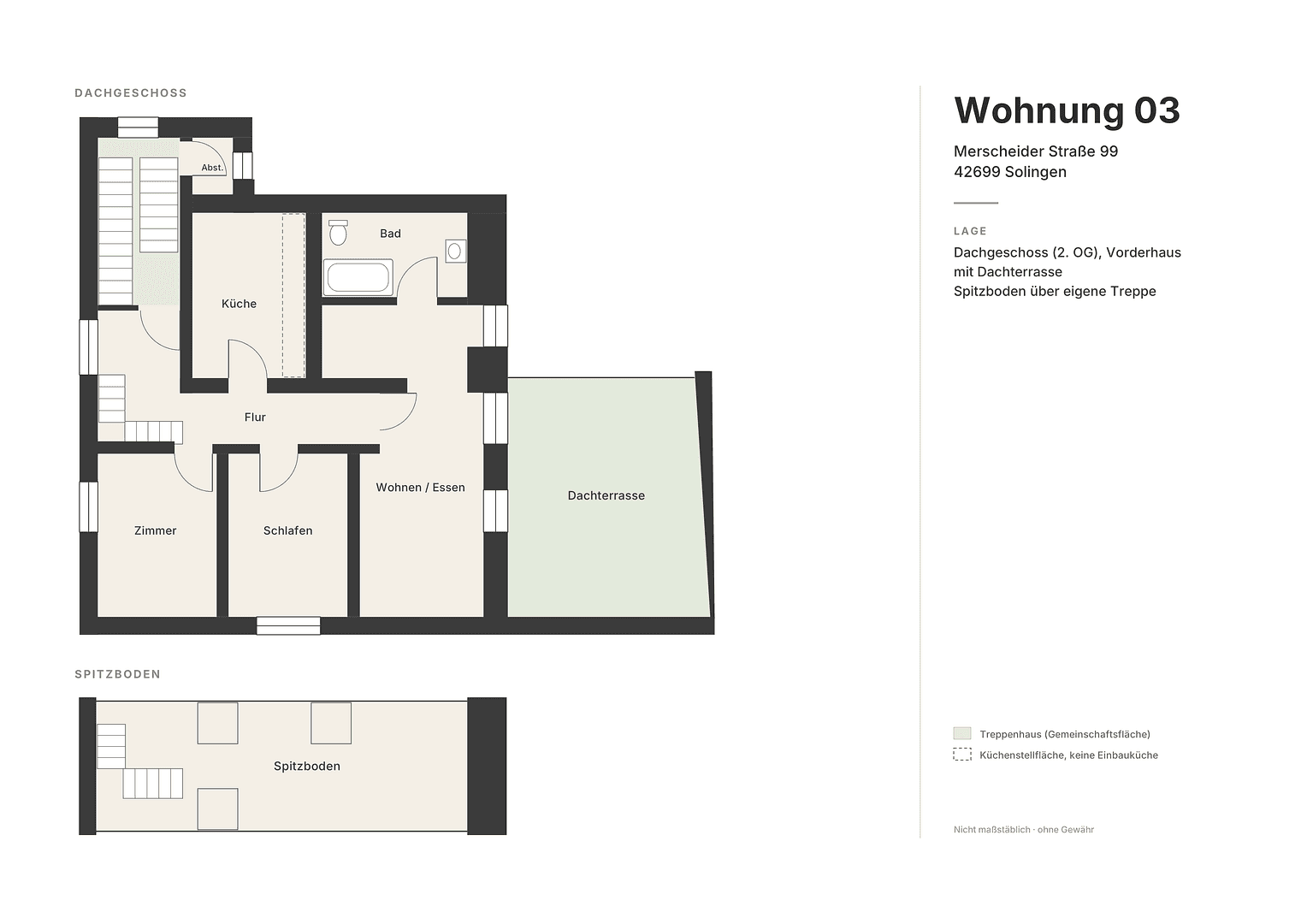 Prenájom bytu 3-izbový 95 m², Merscheider Straße 99, Solingen, Severné Porýnie - Westfálsko Prenájom bytu 3-izbový 95 m², Merscheider Straße 99, Solingen, Severné Porýnie - Westfálsko