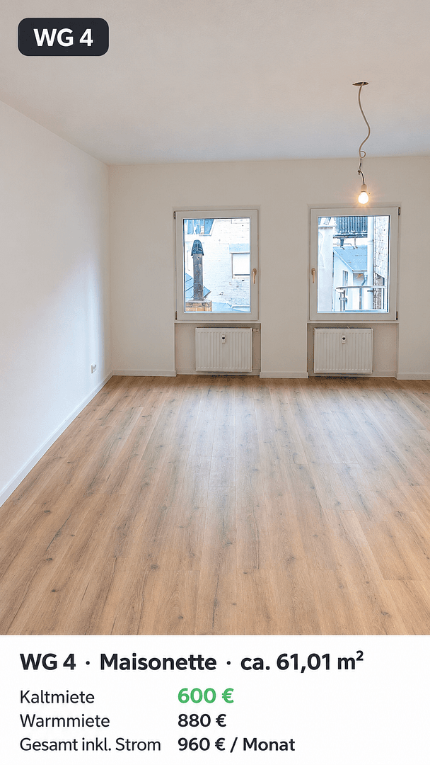 Prenájom bytu 2-izbový 50 m², Andernach, Porýnie-Falcko Prenájom bytu 2-izbový 50 m², Andernach, Porýnie-Falcko