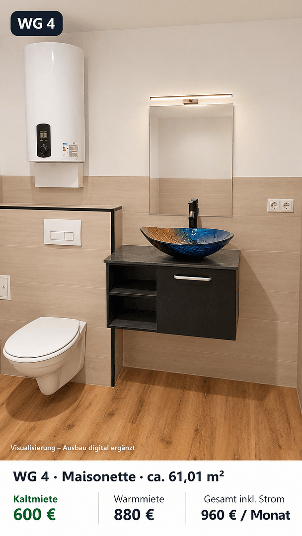 Prenájom bytu 2-izbový 50 m², Andernach, Porýnie-Falcko Prenájom bytu 2-izbový 50 m², Andernach, Porýnie-Falcko