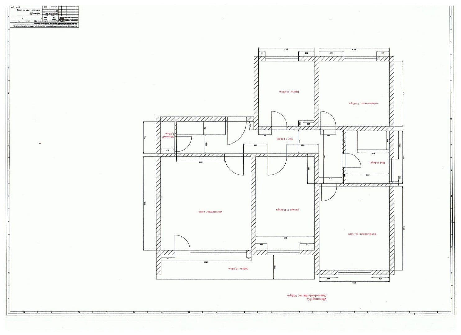Prenájom bytu 4-izbový 106 m², Händelstr.4, Bad Camberg, Hesensko Prenájom bytu 4-izbový 106 m², Händelstr.4, Bad Camberg, Hesensko
