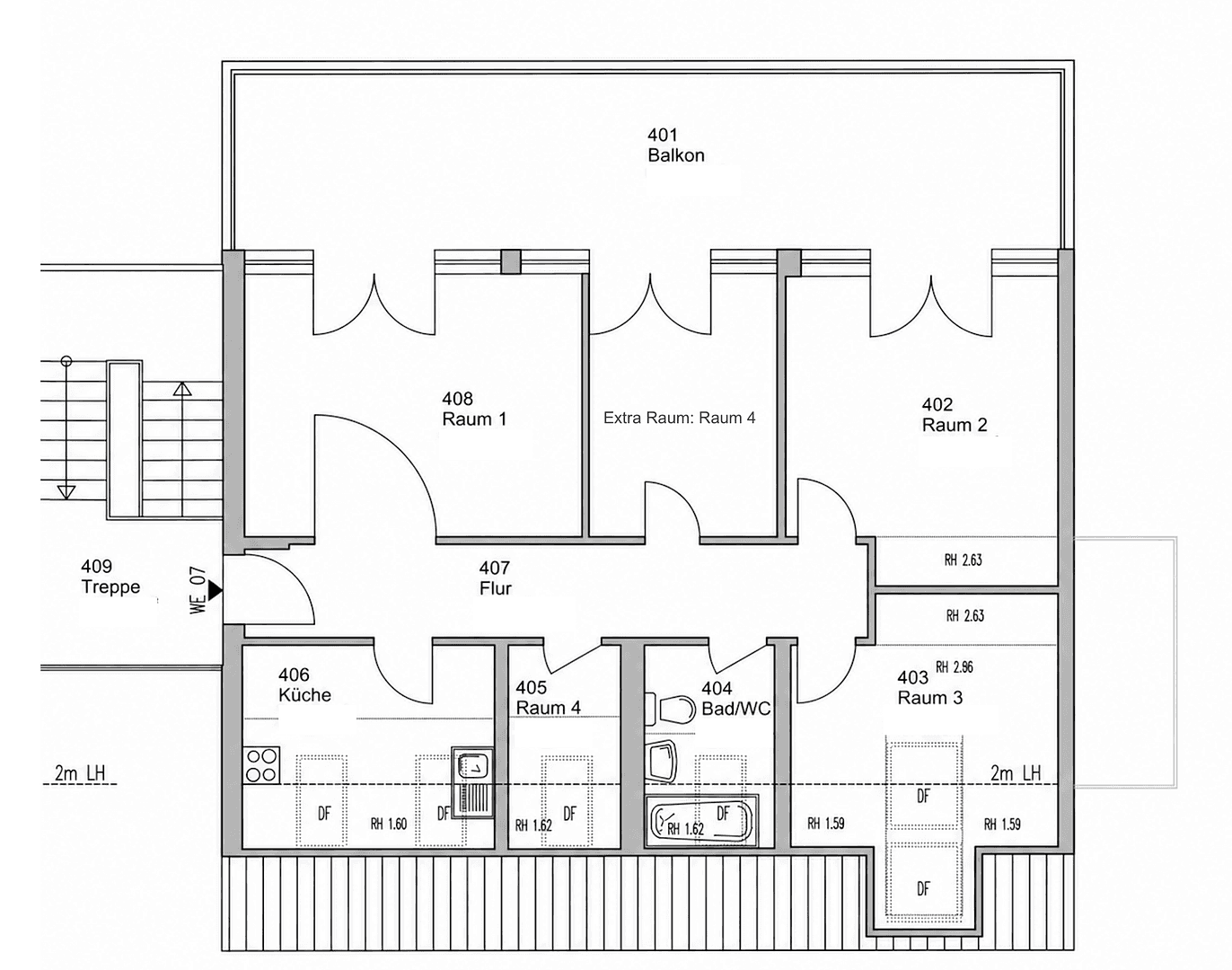 Prenájom bytu 4-izbový 98 m², Velten, Brandenbursko Prenájom bytu 4-izbový 98 m², Velten, Brandenbursko