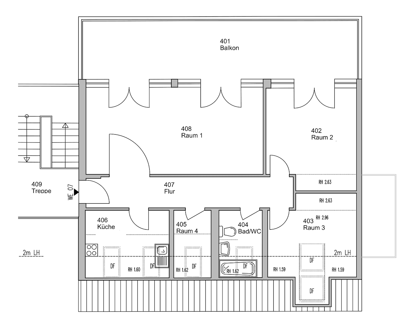 Prenájom bytu 4-izbový 98 m², Velten, Brandenbursko Prenájom bytu 4-izbový 98 m², Velten, Brandenbursko